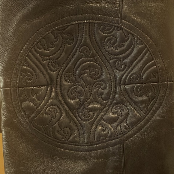 BCBG MAX AZRIA Bon Chic Bon Genre Leather Pants - Picture 2 of 14